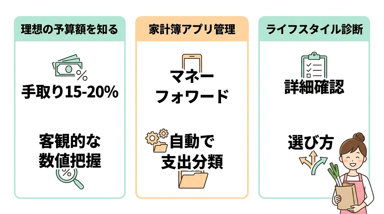食費の節約方法と家計を支える予算設定の基本