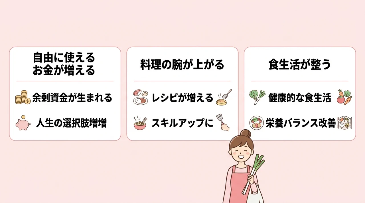 食費を節約する3つのメリット