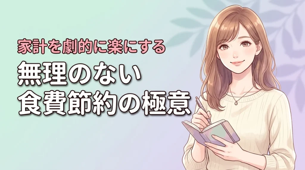 物価高で食費が苦しい人へ！無理のない節約方法で家計を劇的に楽にする極意