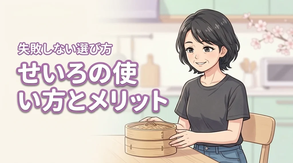 せいろ初心者のための家庭での使い方！5つのメリットと失敗しない選び方