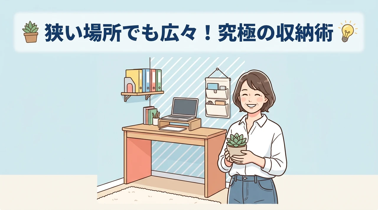 狭い場所で散らからないスペース拡張術