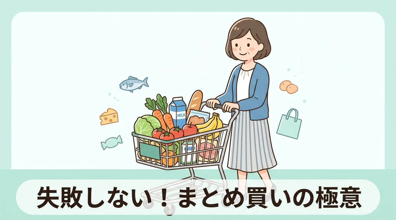 一週間分の買い出しを成功させるコツ