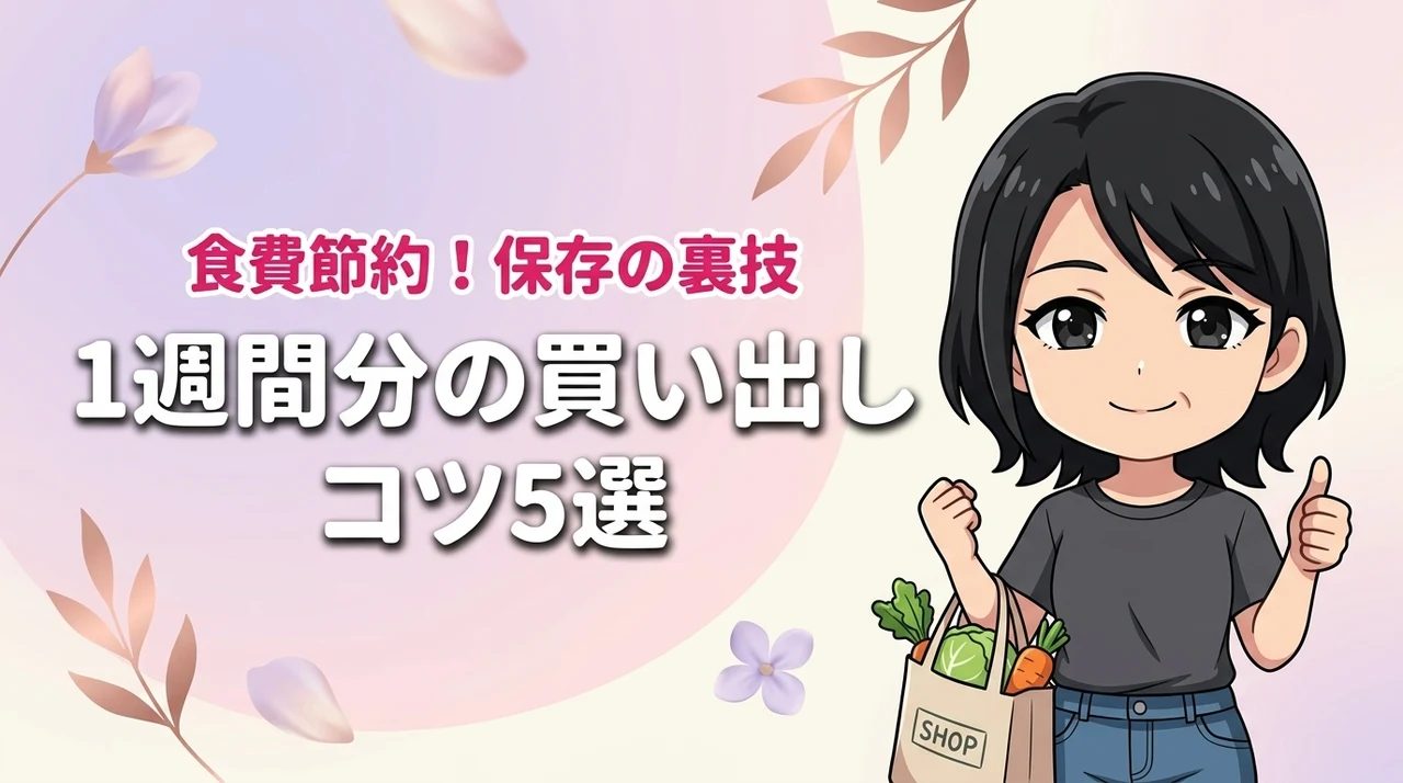 一週間分の買い出しのコツ5選！無駄をなくして食費を節約する保存の裏技