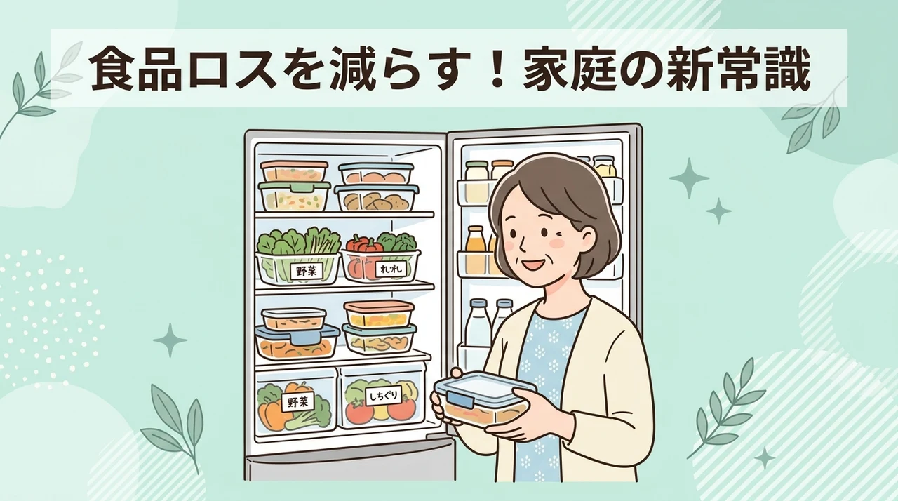 食品ロスを減らすコツと家庭の現状