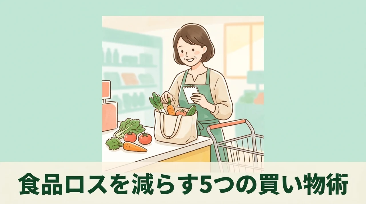 買い物で食品ロスを減らす5つのコツ