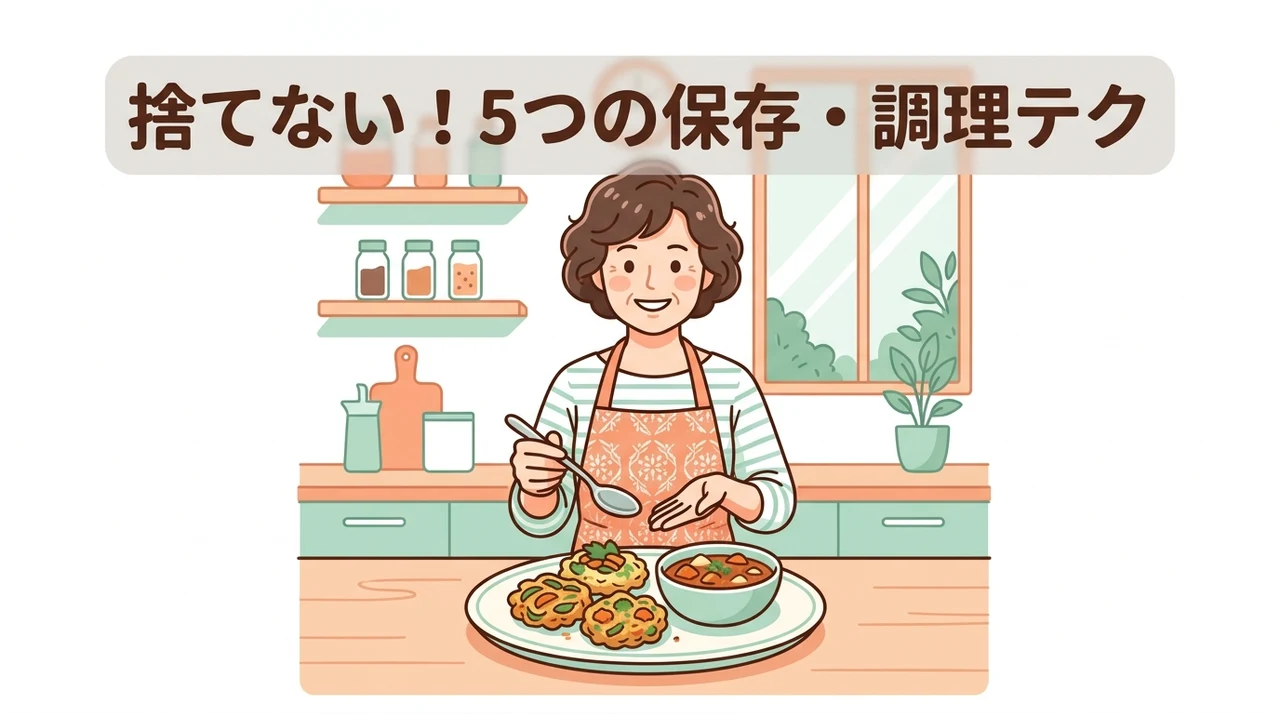 保存と調理で食品ロスを減らす5つのコツ