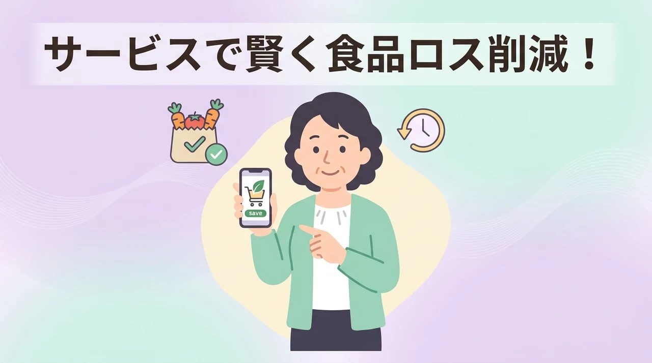 サービス活用で食品ロスを減らすコツ