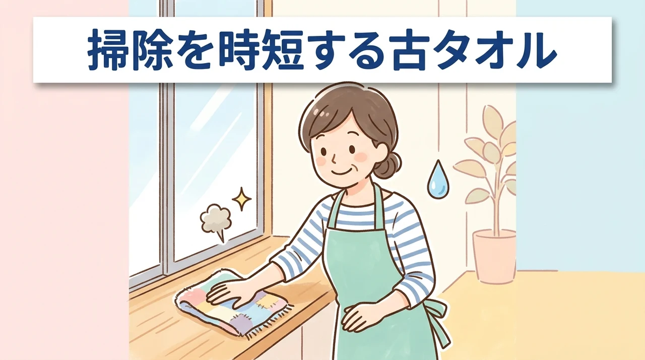 掃除を時短する古タオルの活用シーン5選