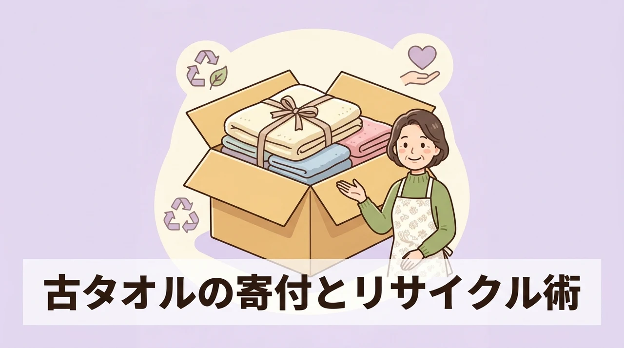 古タオルの寄付方法と最新のリサイクル事情