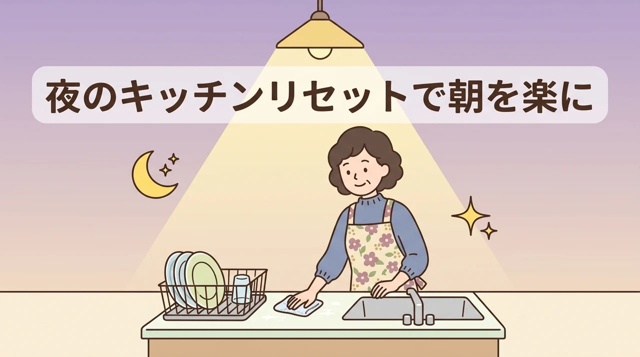 キッチンリセットを夜の習慣にするメリット