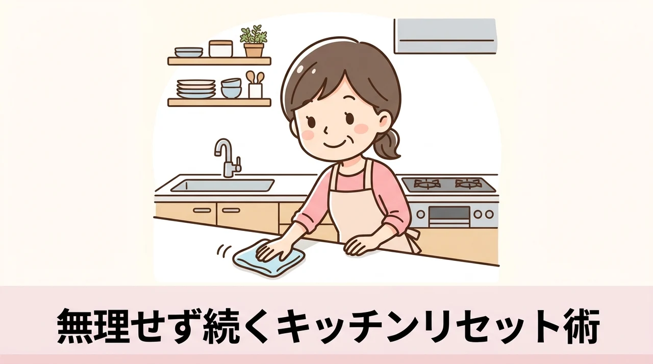 無理なくキッチンリセットを続ける5つのコツ