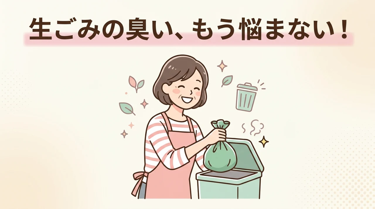 生ごみが臭わない捨て方の基本と原因