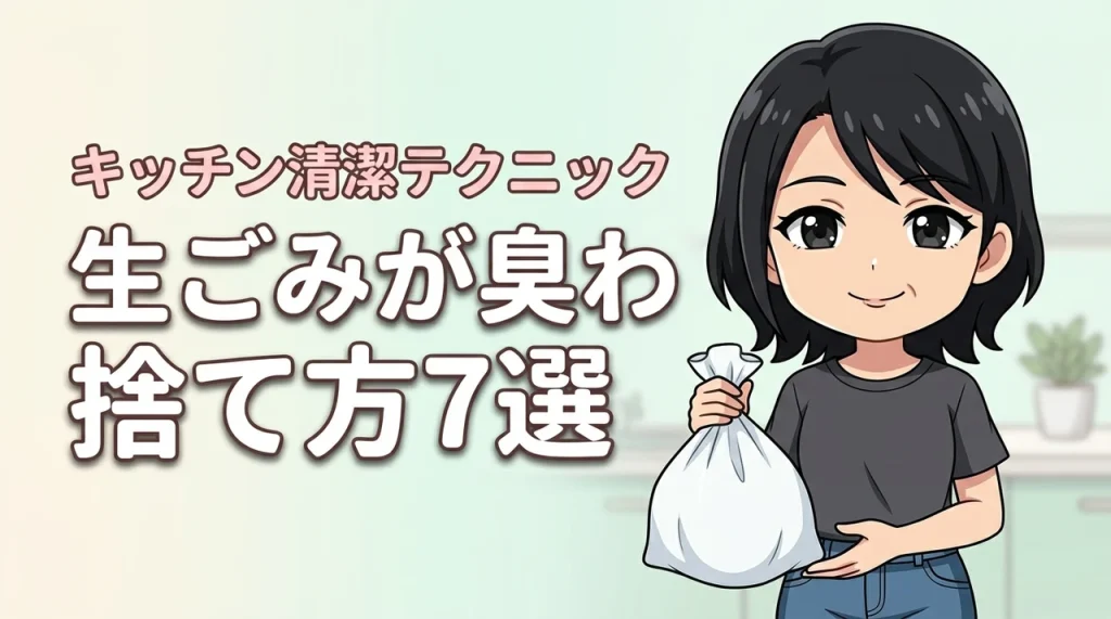 生ごみが臭わない捨て方7選！今すぐ試せる工夫でキッチンを清潔に
