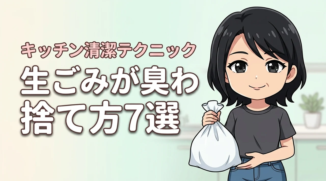 生ごみが臭わない捨て方7選！今すぐ試せる工夫でキッチンを清潔に