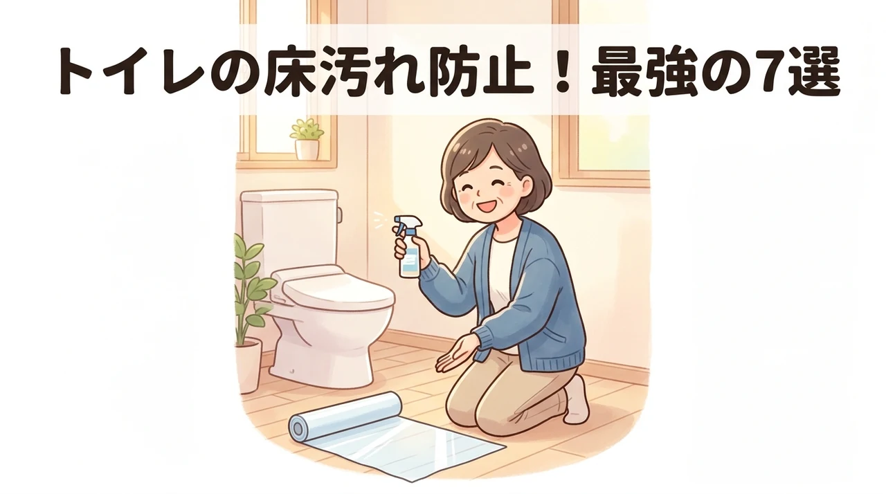 トイレの床汚れを防止するおすすめアイテム7選