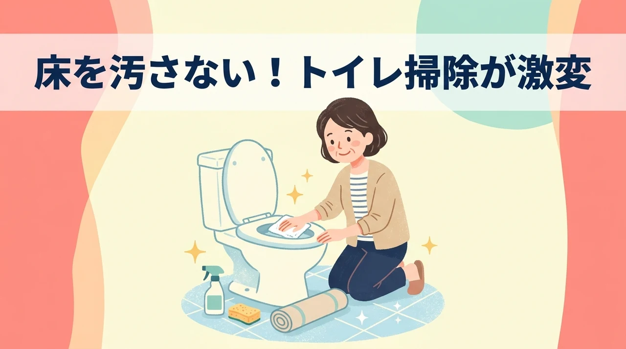 トイレの床を汚さない対策のメリット