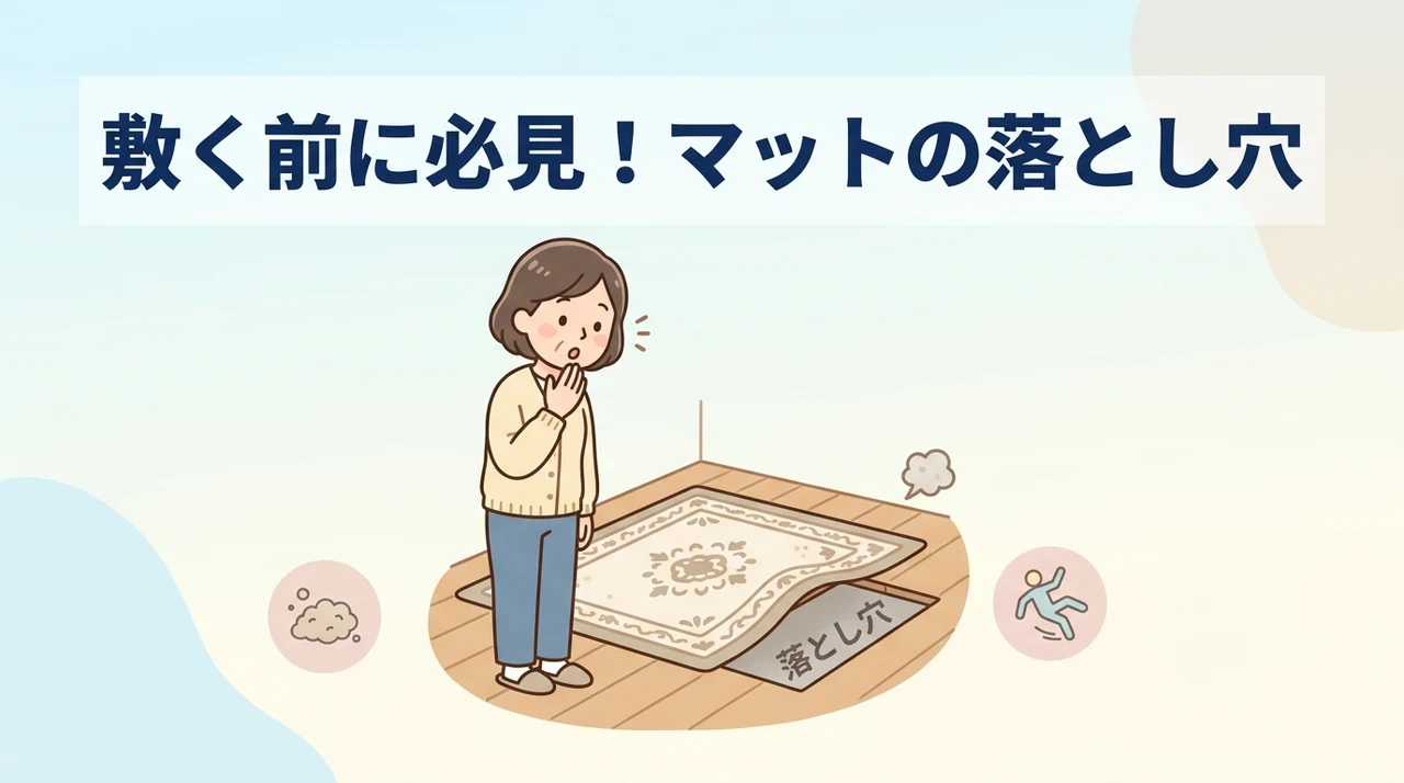 防止シートやマットを使用するデメリット
