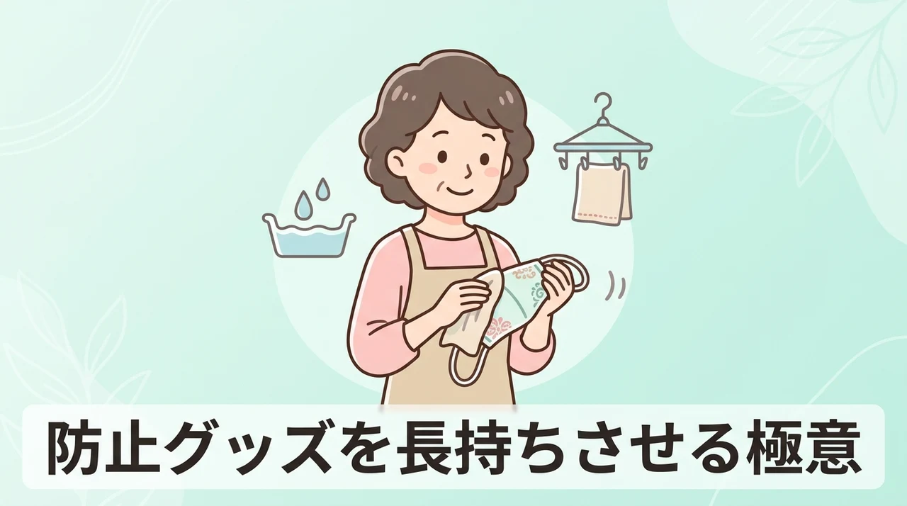 防止グッズを長持ちさせるメンテナンス術