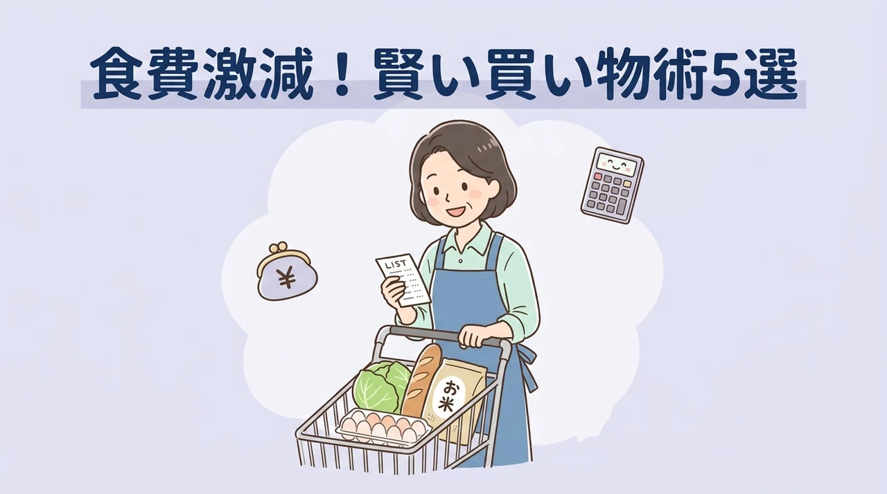 食費のやりくりに効く買い物術5選
