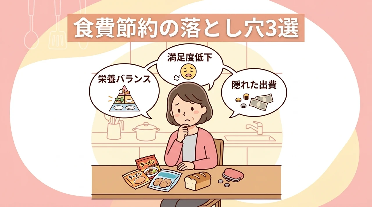 食費節約で注意すべきデメリット3つ