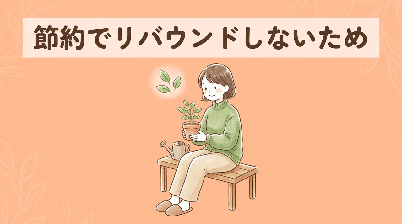節約でリバウンドしないための考え方