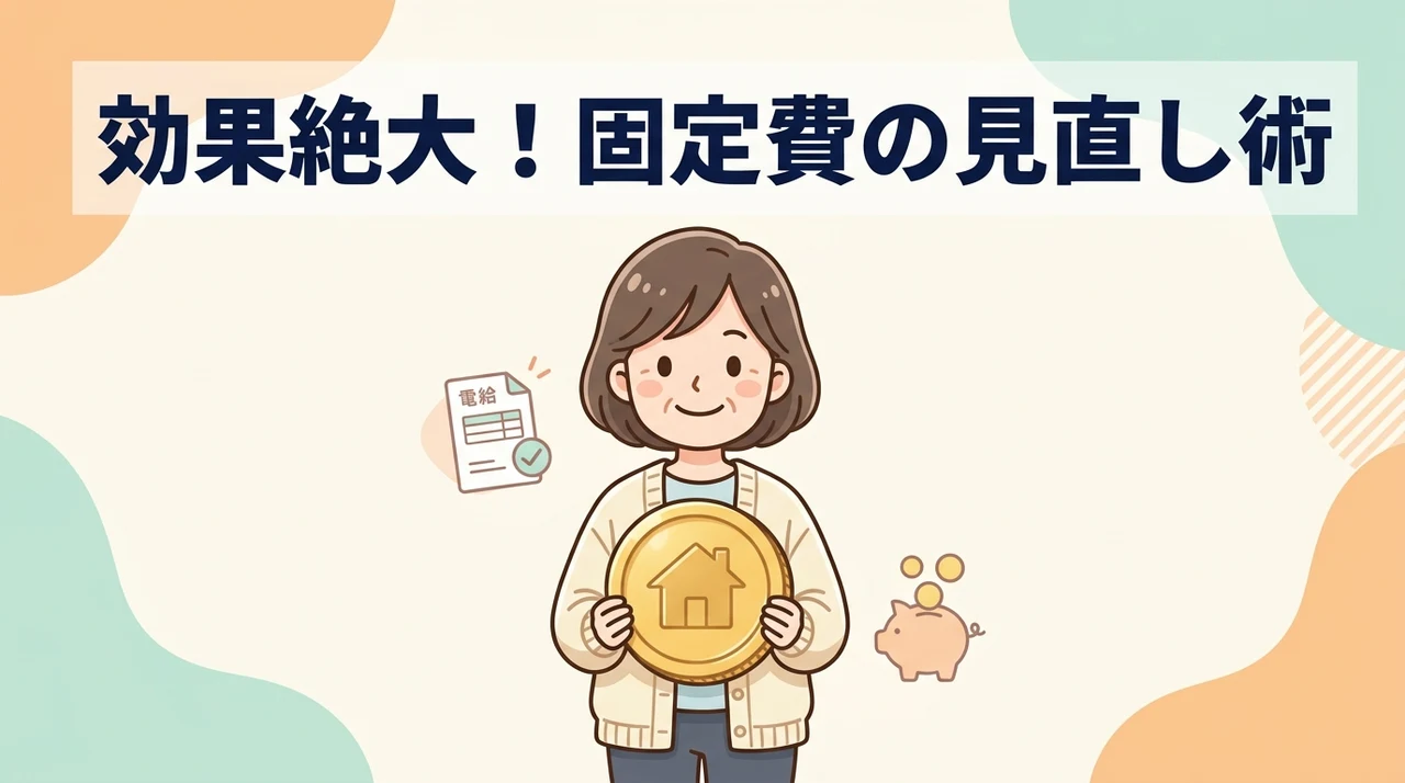 節約効果が高い固定費の見直し項目