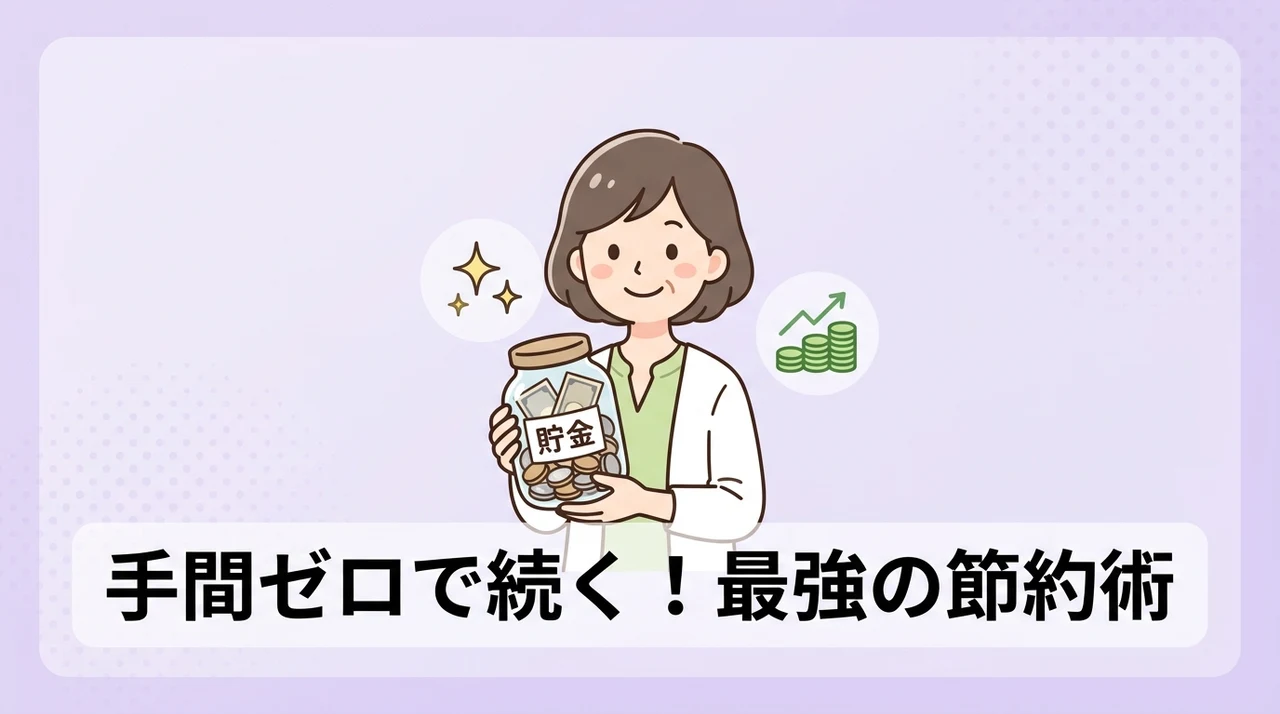 手間を省いて節約を続ける具体策