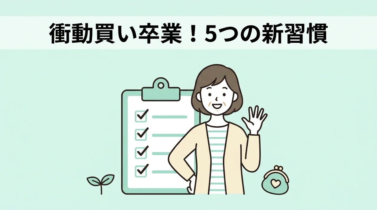 衝動買いを防ぎ買いすぎない暮らしを作る習慣5つ