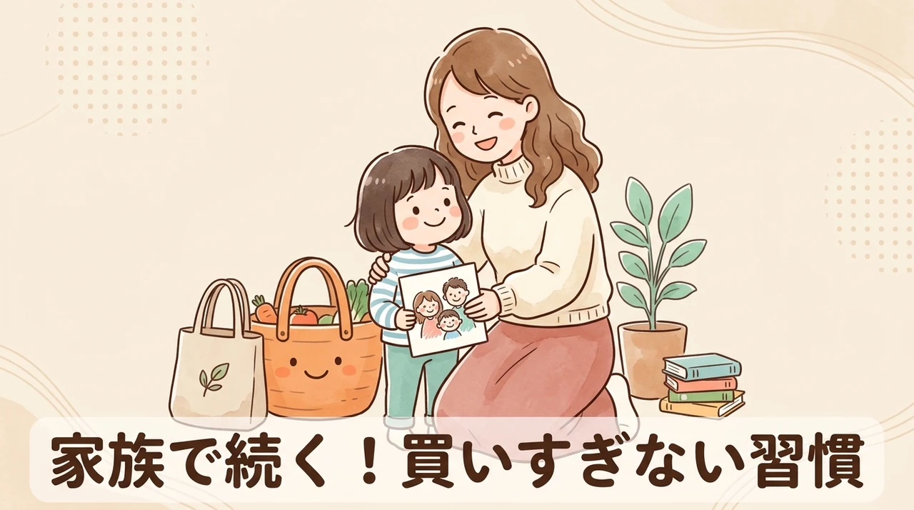 家族と買いすぎない暮らしを継続するコツ