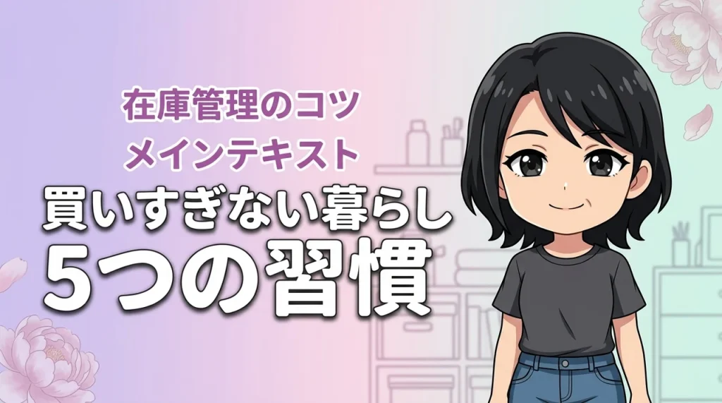 買いすぎない暮らしで心豊かに！無理なく続く5つの習慣と在庫管理のコツ