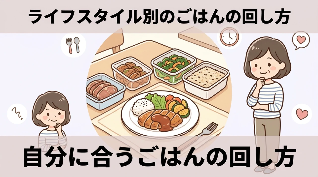 ライフスタイル別のごはんの回し方