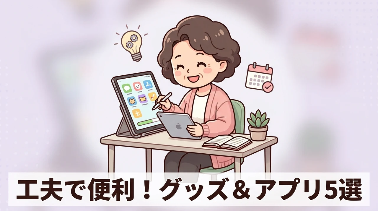工夫できる便利グッズとアプリ5選