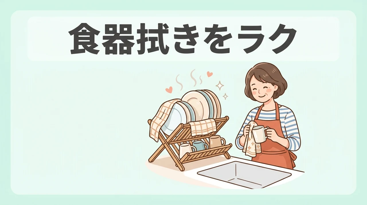 食器拭きをラクにする便利な道具5選