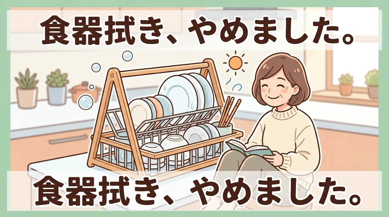 食器拭きをしないメリット