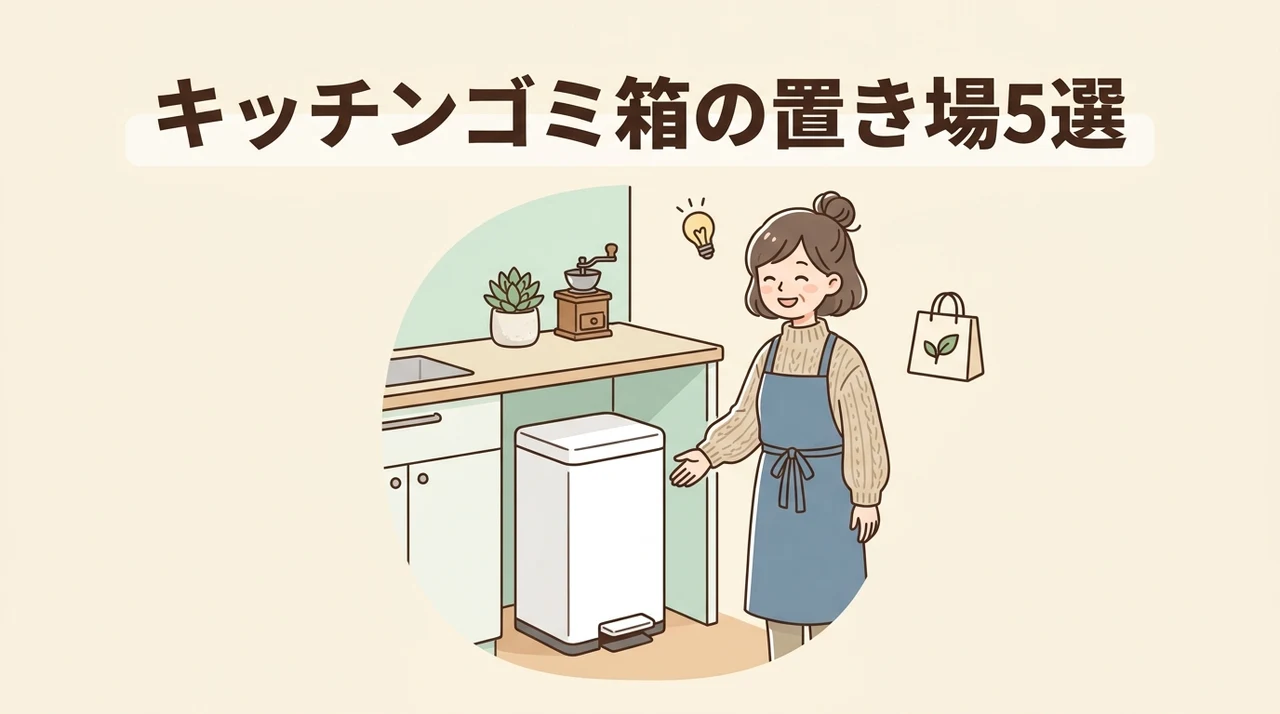 おすすめのキッチンごみ箱置き場5選