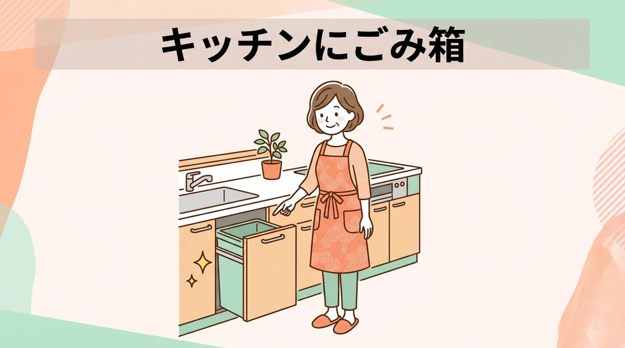 キッチンにごみ箱を収納するメリット5つ