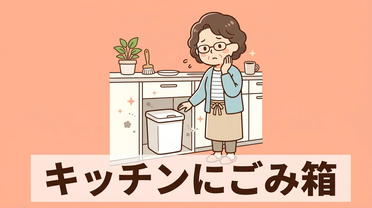 キッチンにごみ箱を収納するデメリット3つ