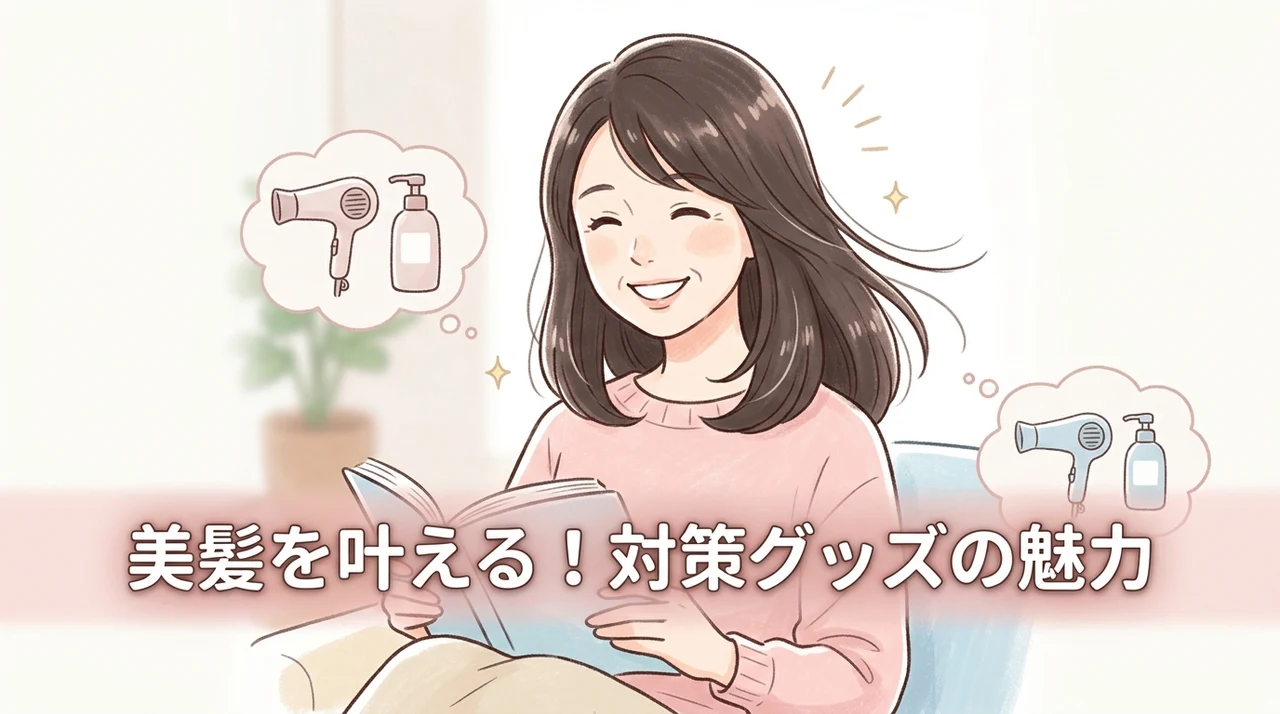 髪の毛対策グッズを使うメリット