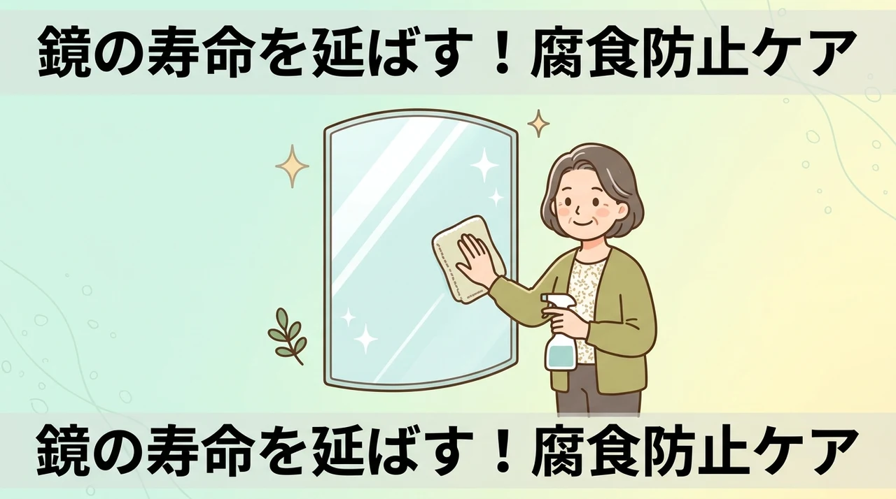 鏡の寿命と腐食を防ぐお手入れ