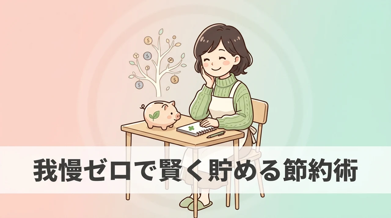 我慢しない節約術で主婦が賢く貯蓄する仕組み