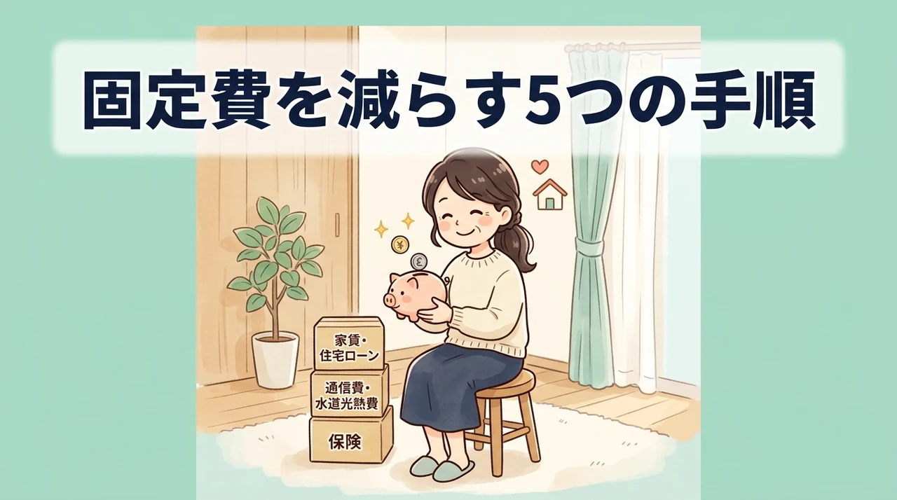 固定費を効率的に削減する5つの手順