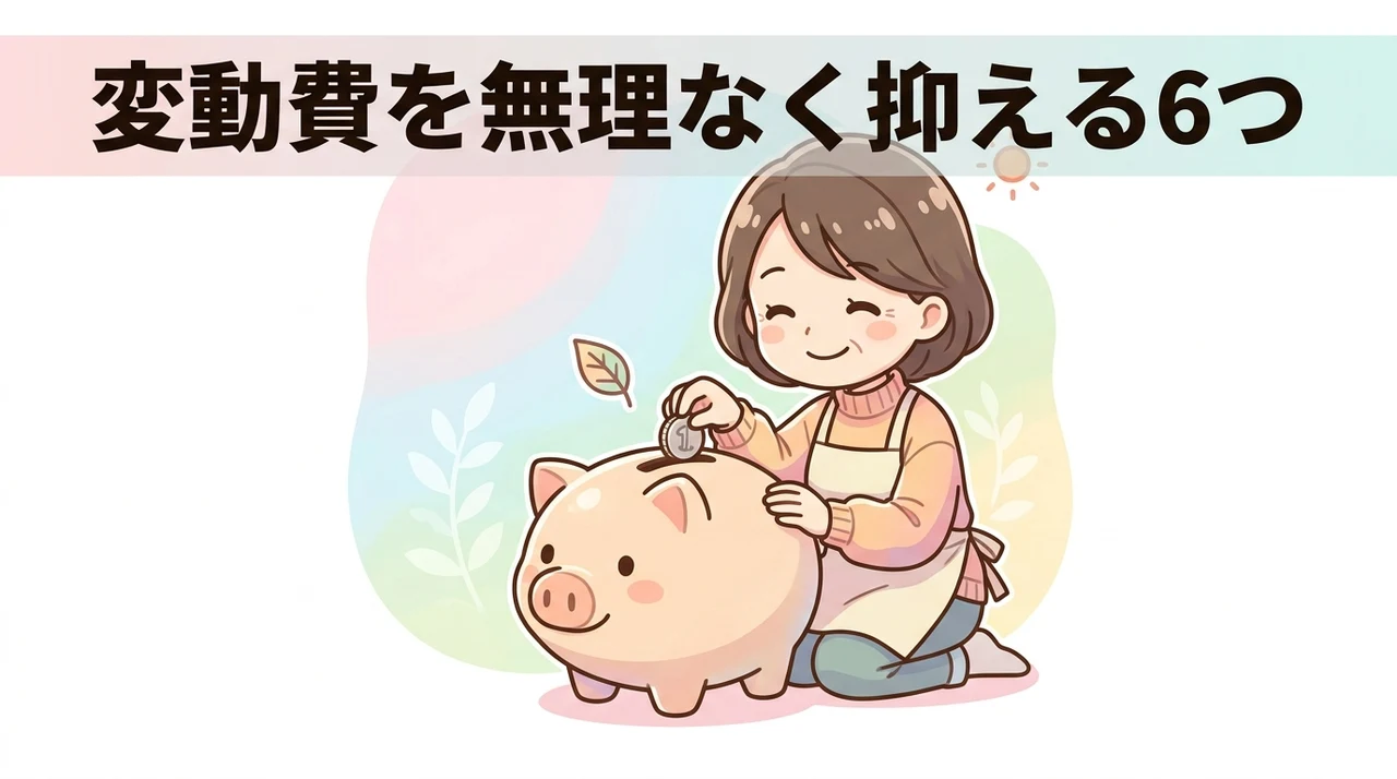 変動費を無理なく抑える6つの生活習慣