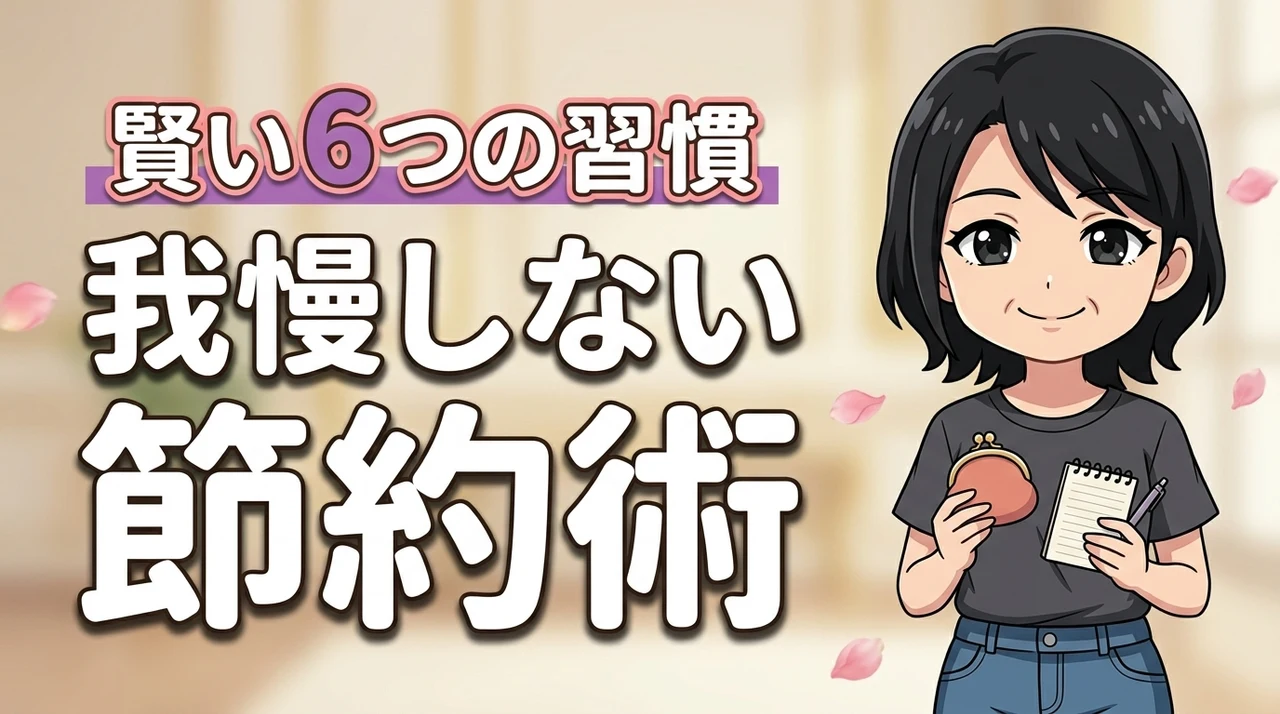 主婦必見！我慢しない節約術で家計を整える賢い仕組みと6つの習慣