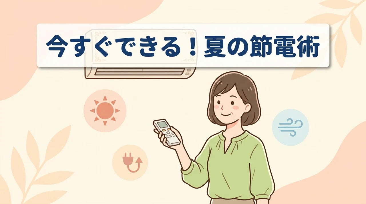 夏の電気代を抑える家庭でできる工夫
