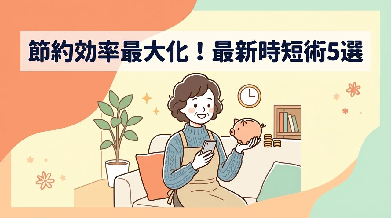 節約効率を最大化する最新の時短術5選