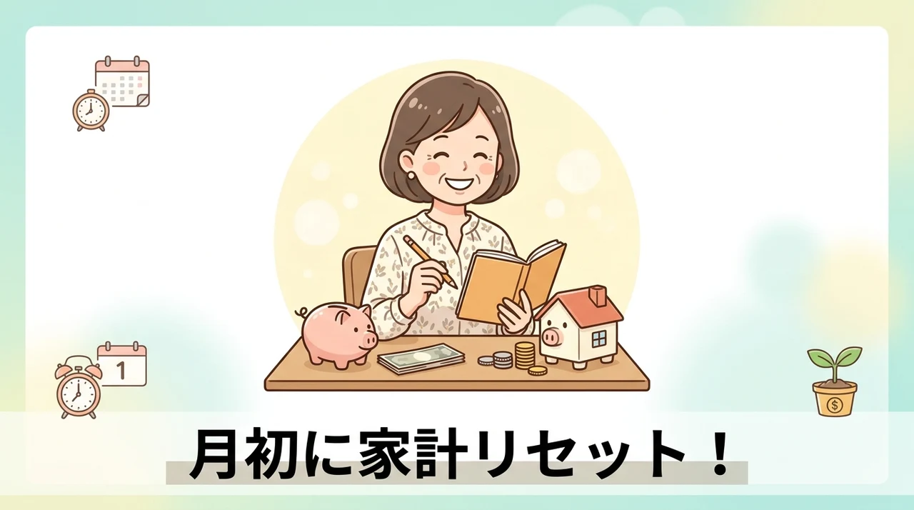 家計リセットを月初に行う重要性とやり方の基本