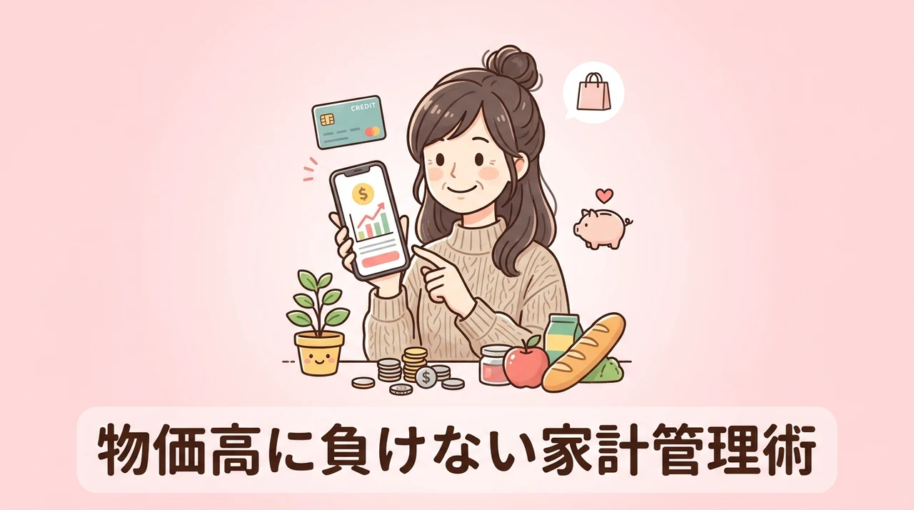 キャッシュレスや物価高に対応した家計管理のコツ