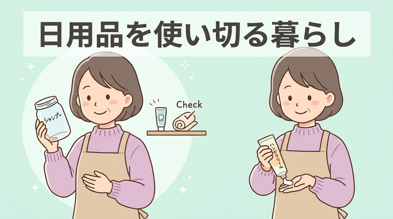 日用品を使い切る暮らしのメリット