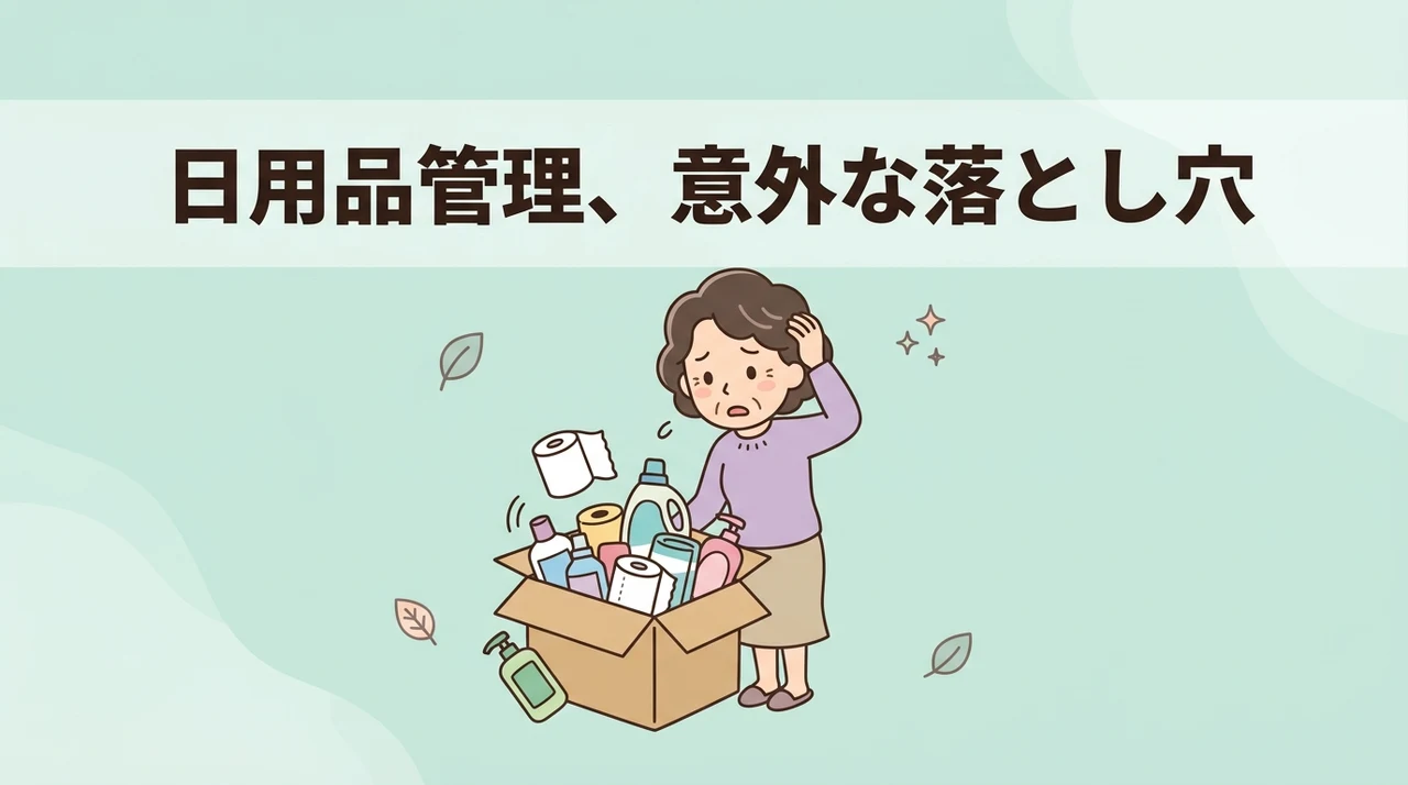 日用品の管理におけるデメリット