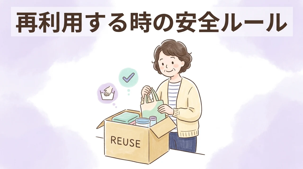 再利用時の安全な注意点